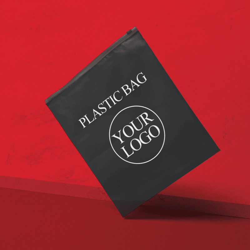 Printed Black Slider Bags